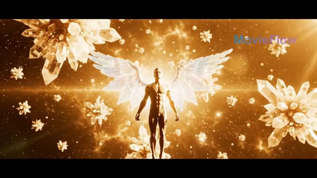 AI golden fantasy music video